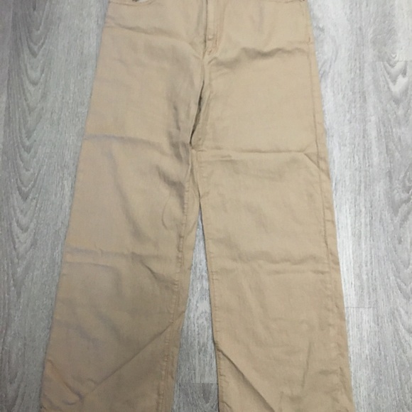 Straight Legged Tanned Moschino Cotton Twill Pants - Picture 5 of 7